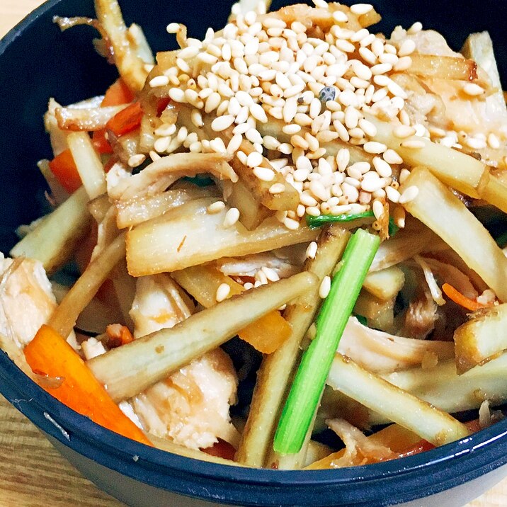 ナンプラーを使って タイ風きんぴらごぼう レシピ 作り方 By Ayatoy 楽天レシピ